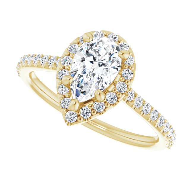 Halo-Style Engagement Ring