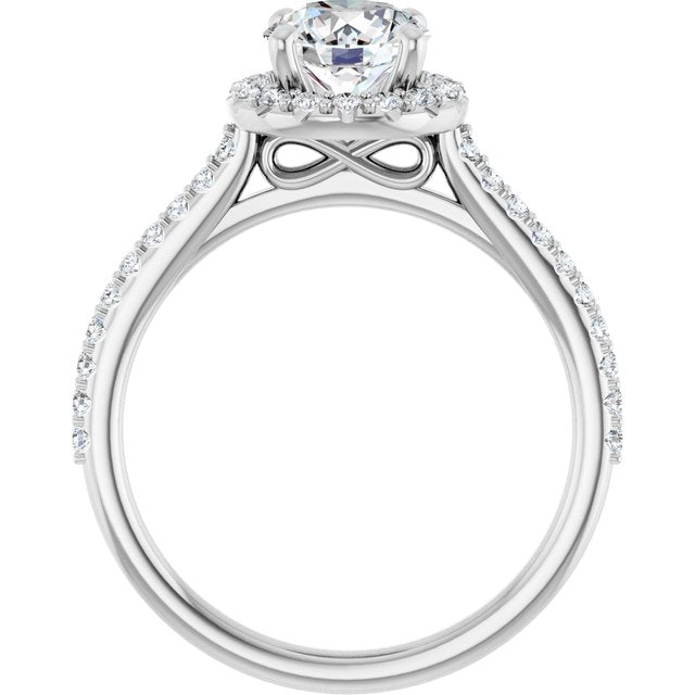 Halo-Style Engagement Ring