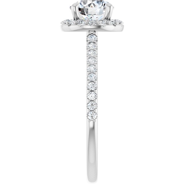 Halo-Style Engagement Ring