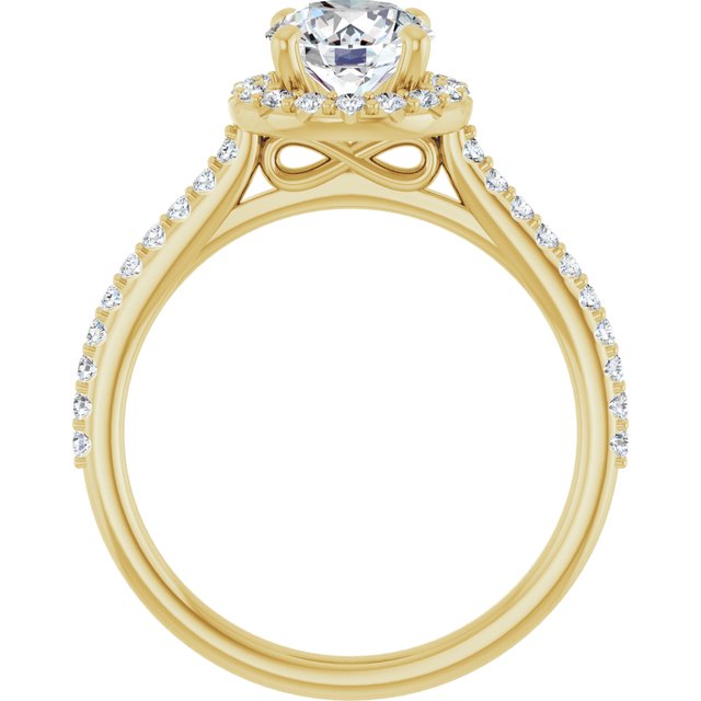 Halo-Style Engagement Ring