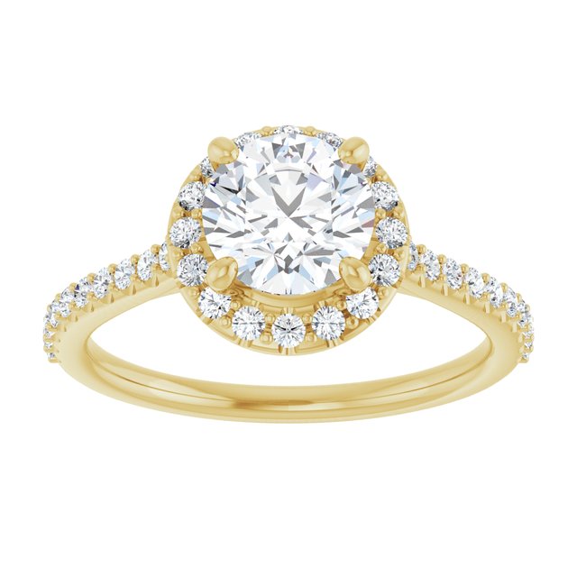 Halo-Style Engagement Ring
