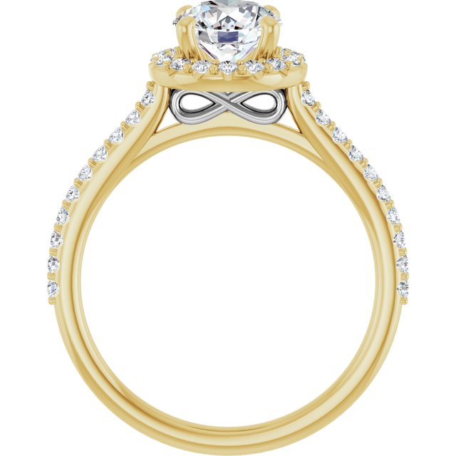 Halo-Style Engagement Ring