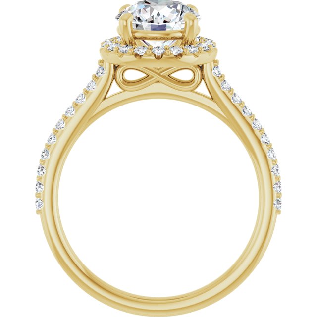 Halo-Style Engagement Ring
