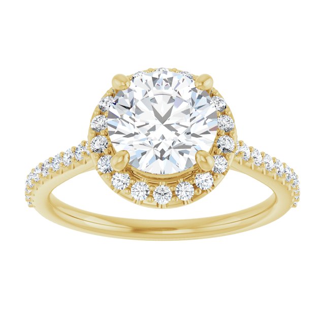 Halo-Style Engagement Ring