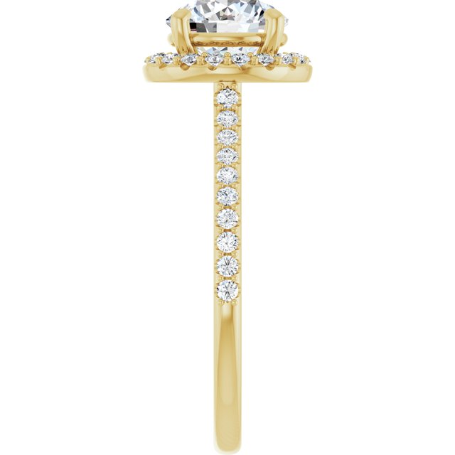 Halo-Style Engagement Ring