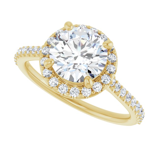 Halo-Style Engagement Ring