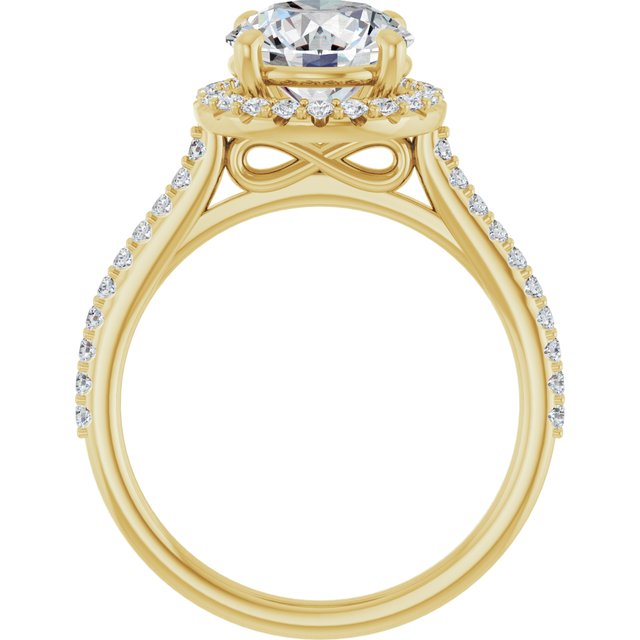 Halo-Style Engagement Ring