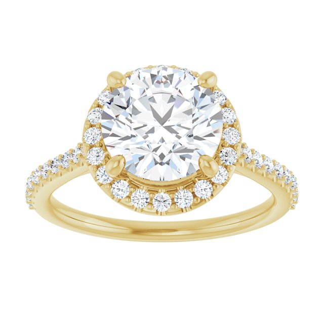 Halo-Style Engagement Ring