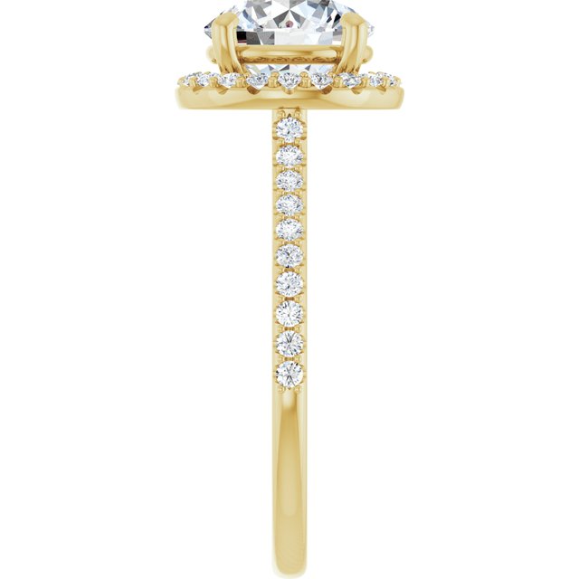 Halo-Style Engagement Ring