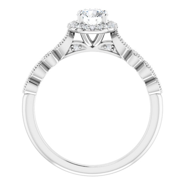 Halo-Style Engagement Ring