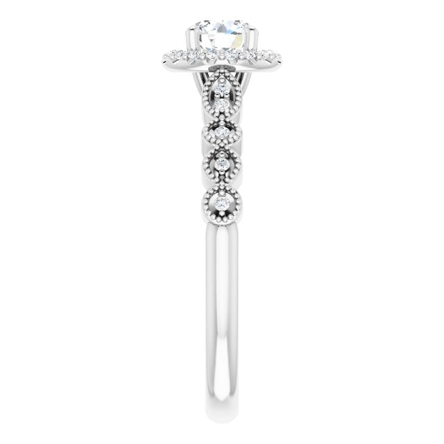Halo-Style Engagement Ring