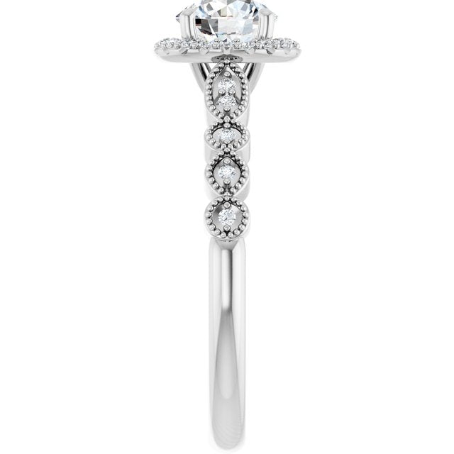 Halo-Style Engagement Ring