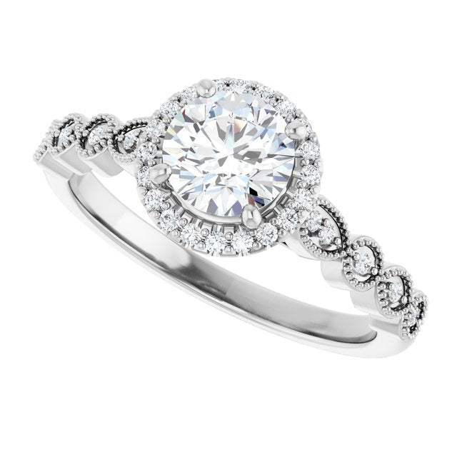 Halo-Style Engagement Ring