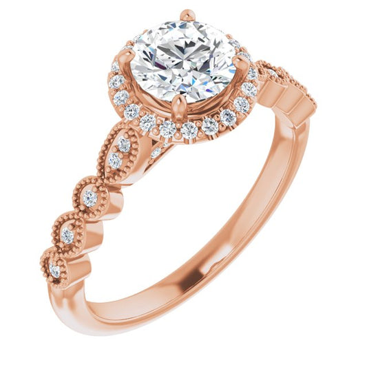Halo-Style Engagement Ring