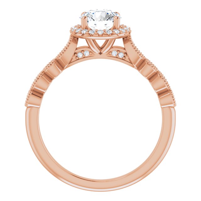 Halo-Style Engagement Ring
