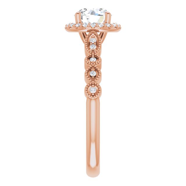 Halo-Style Engagement Ring