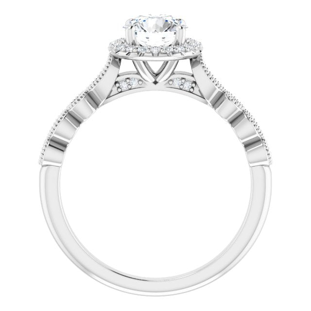 Halo-Style Engagement Ring