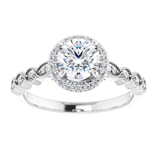 Halo-Style Engagement Ring