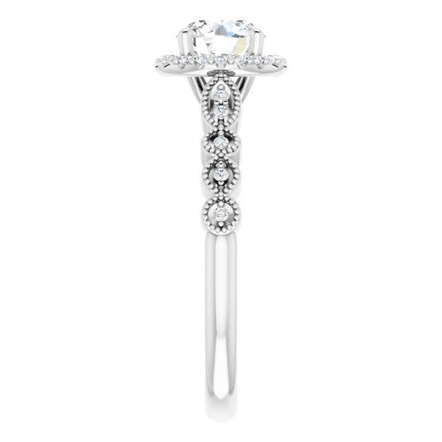 Halo-Style Engagement Ring