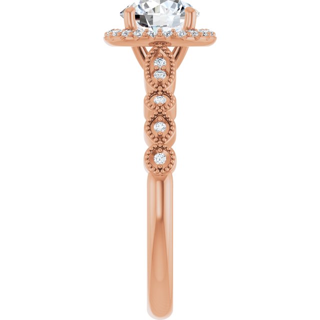 Halo-Style Engagement Ring