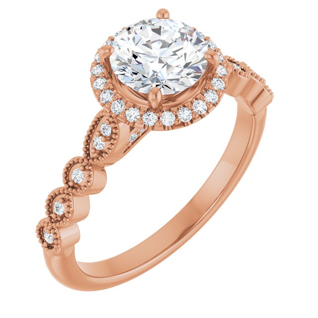 Halo-Style Engagement Ring