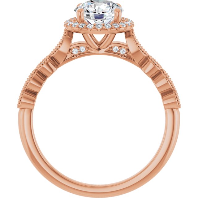 Halo-Style Engagement Ring