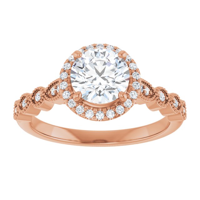 Halo-Style Engagement Ring