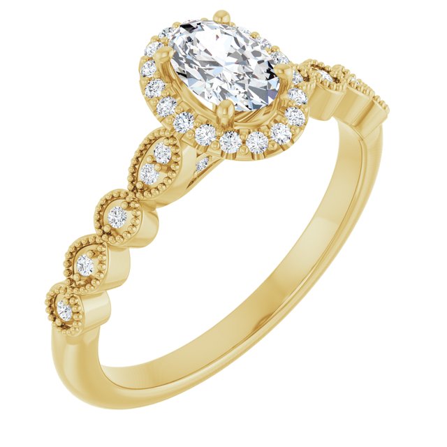 Halo-Style Engagement Ring