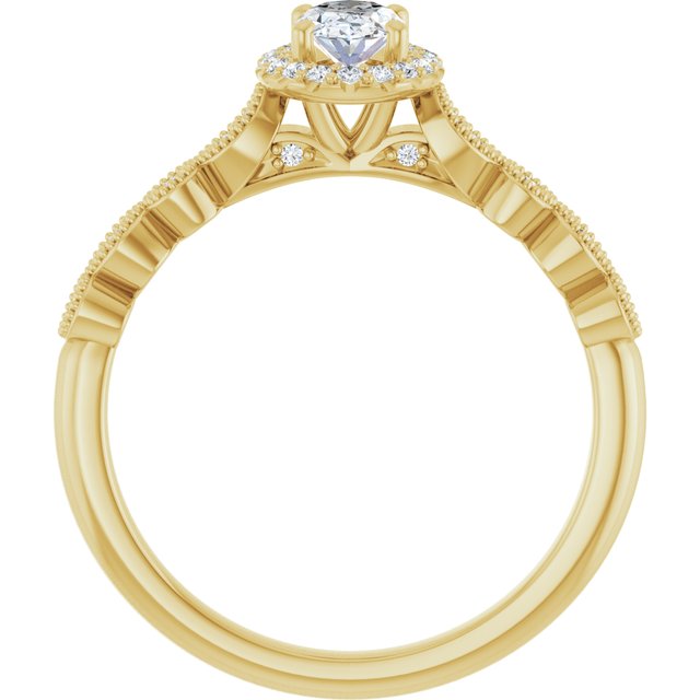 Halo-Style Engagement Ring