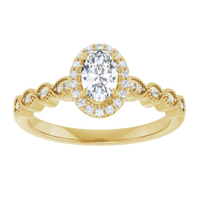 Halo-Style Engagement Ring