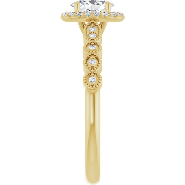 Halo-Style Engagement Ring