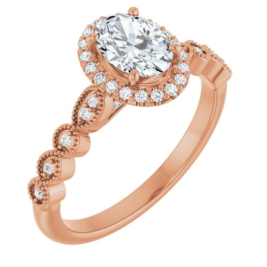 Halo-Style Engagement Ring