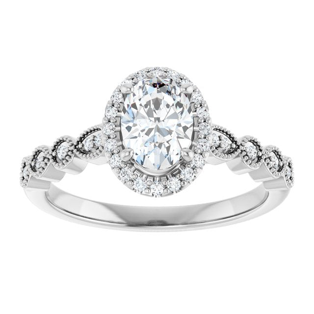 Halo-Style Engagement Ring