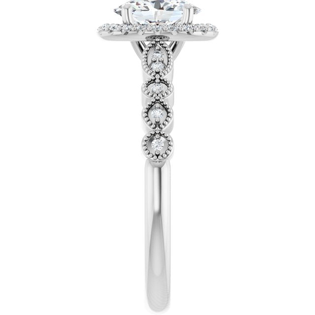 Halo-Style Engagement Ring
