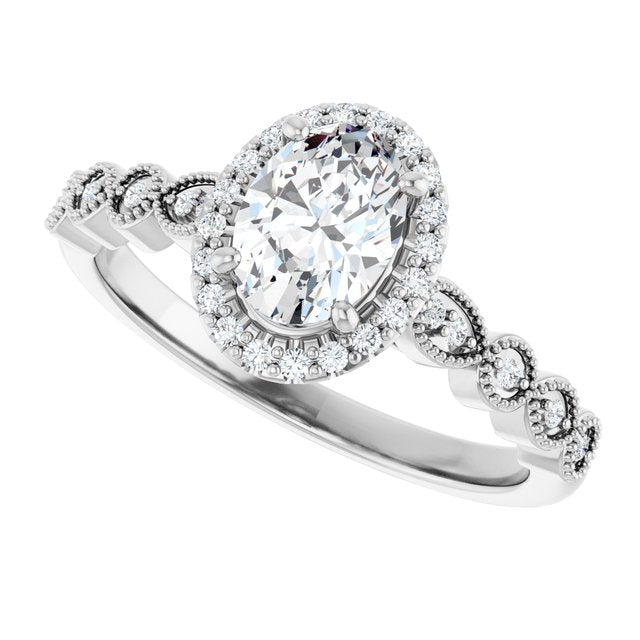 Halo-Style Engagement Ring