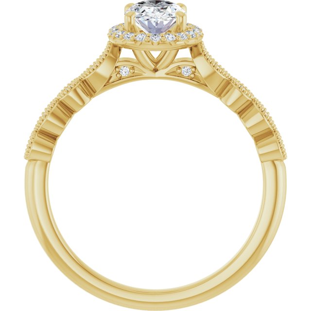 Halo-Style Engagement Ring