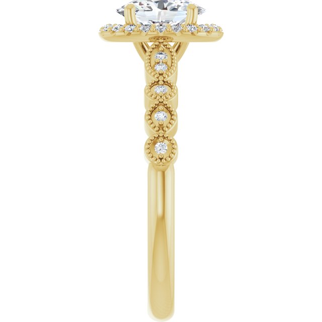 Halo-Style Engagement Ring