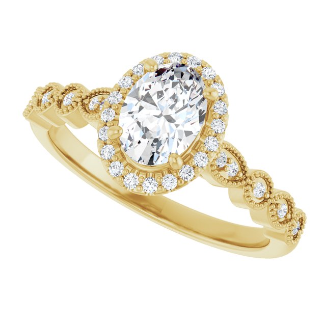 Halo-Style Engagement Ring