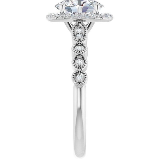 Halo-Style Engagement Ring
