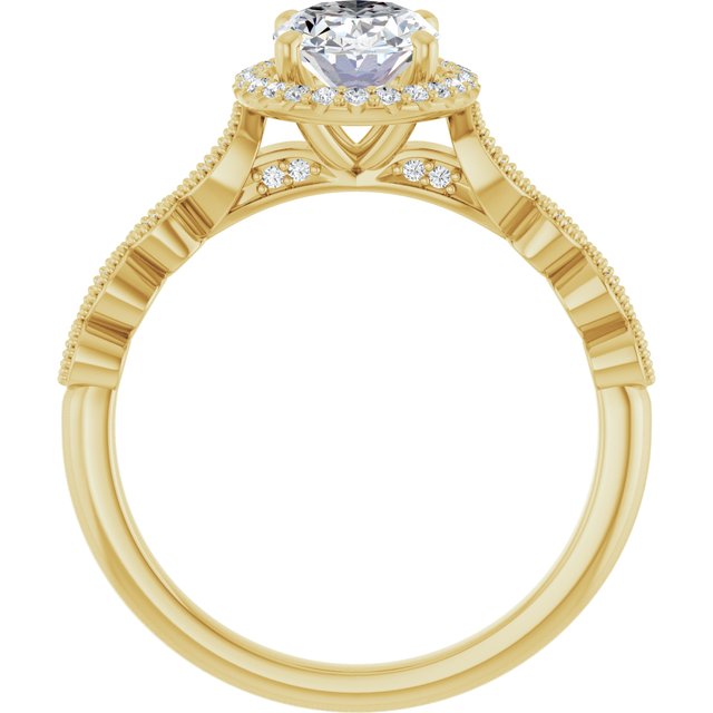 Halo-Style Engagement Ring
