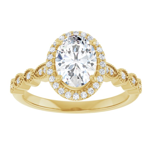 Halo-Style Engagement Ring