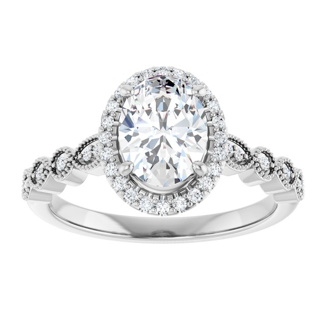 Halo-Style Engagement Ring