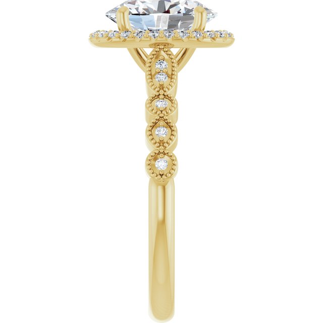 Halo-Style Engagement Ring