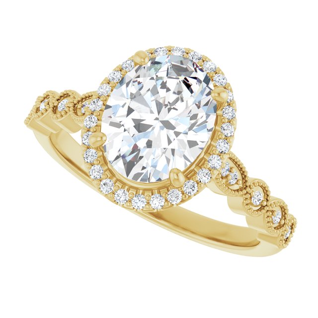 Halo-Style Engagement Ring