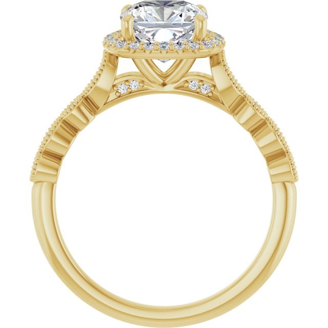 Halo-Style Engagement Ring