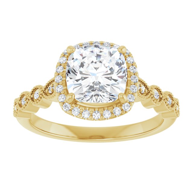Halo-Style Engagement Ring