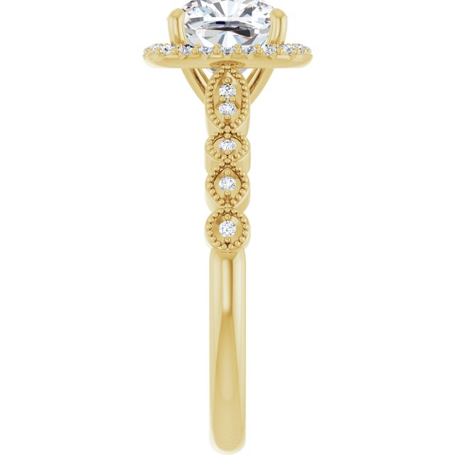Halo-Style Engagement Ring