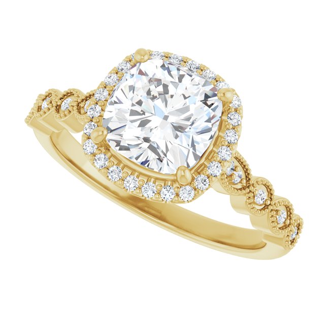 Halo-Style Engagement Ring