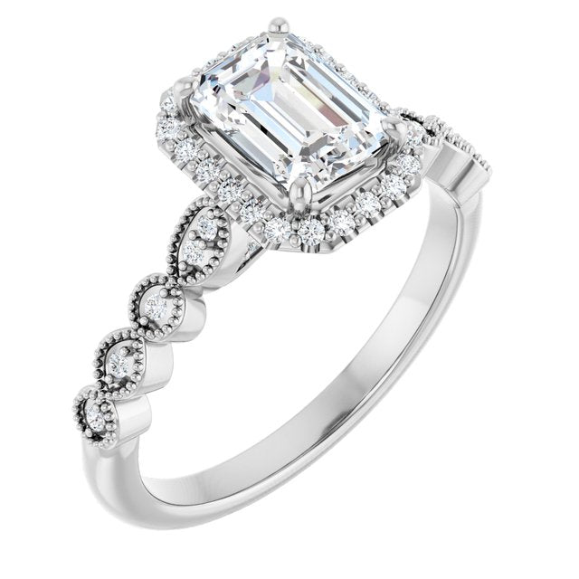 Halo-Style Engagement Ring