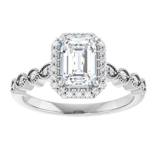 Halo-Style Engagement Ring